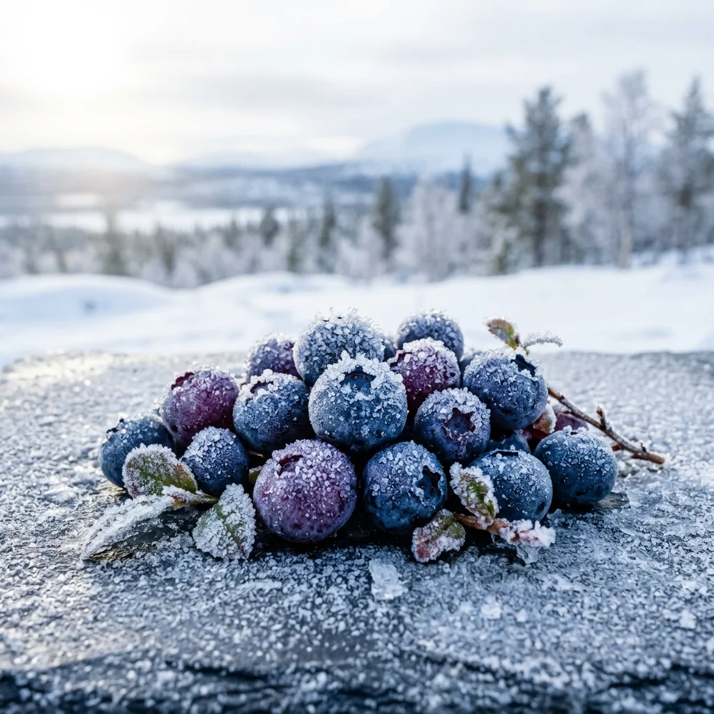 Wild Nordic Blueberries rich in active antioxidants